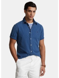 polo ralph lauren classics 10/16 custom fit ανδρικό κοντομάνικο πουκάμισο (9000219870_8353)