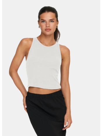 only onlvelma rib γυναικείο αμάνικο t-shirt