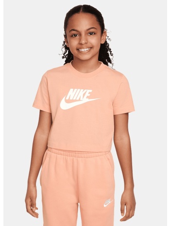 nike sportswear futura παιδικό cropped t-shirt