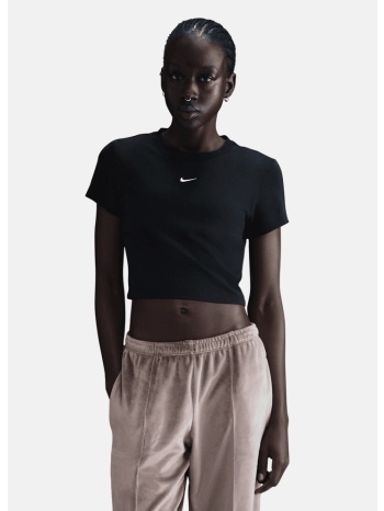 nike sportswear chill knit γυναικείο cropped t-shirt