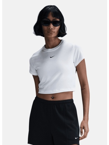 nike sportswear chill knit γυναικείο cropped t-shirt