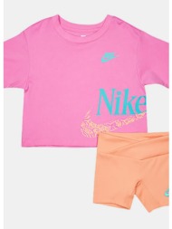 nike wild flower boxy tee short set (9000211130_52724)