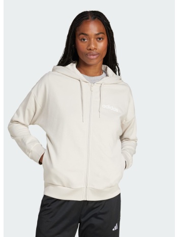adidas sportswear essentials linear full-zip french terry