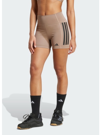 adidas optime 3-stripes 1/4 short leggings