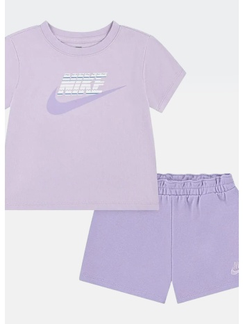 nike jersey/french terry short set (9000211126_75324)