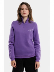 target zip neck fleece ``social` γυναικεία μπλούζα φούτερ (9000118392_201)