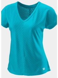wilson training v-neck ii w scuba blue (9000135407_59288)