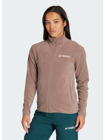 adidas terrex multi essentials full-zip fleece jacket