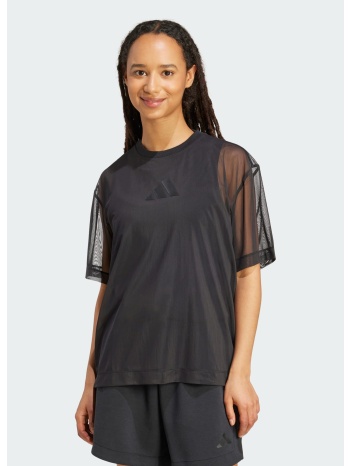 adidas sportswear all szn soft lux mesh tee