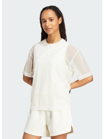 adidas sportswear all szn soft lux mesh tee