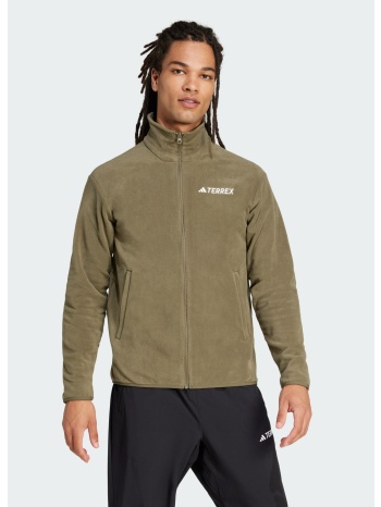 adidas terrex multi essentials full-zip fleece jacket