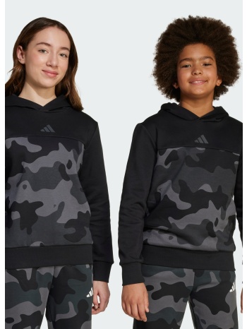 adidas sportswear seasonal essentials camo fleece hoodie