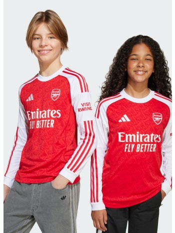 adidas arsenal 25/26 long sleeve home jersey kids