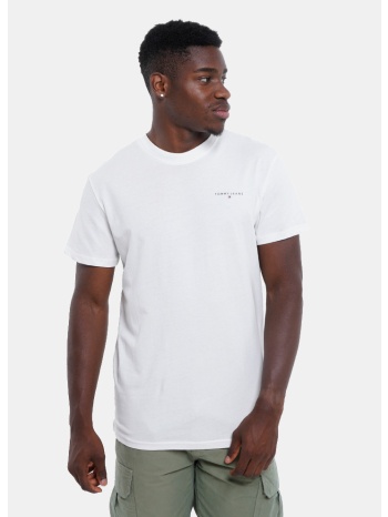 tommy jeans slim linear chest ανδρικό t-shirt