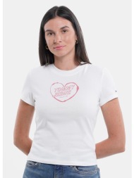 tommy jeans heart γυναικείο t-shirt (9000243741_6212)