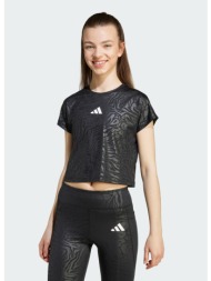 adidas sportswear all sports animal print crop tee kids (9000241113_22872)