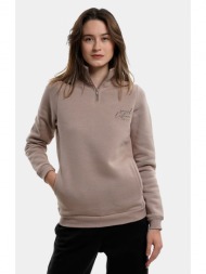 target zip neck fleece ``social` γυναικεία μπλούζα φούτερ (9000118392_1927)