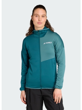 adidas terrex xperior climawarm light fleece hooded jacket