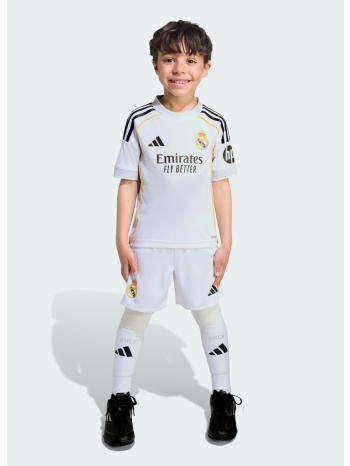 adidas real madrid 25/26 home mini kit kids