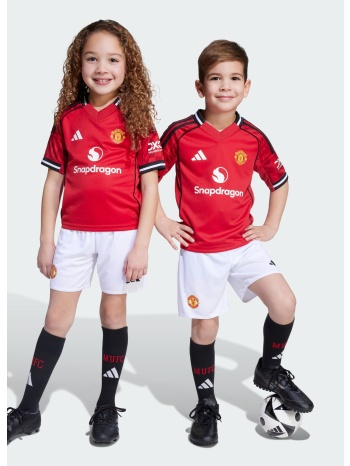 adidas manchester united 25/26 home mini kit kids