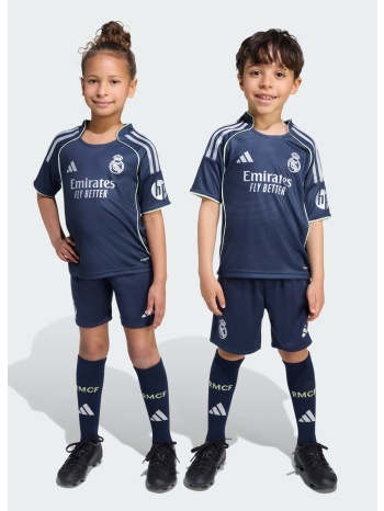 adidas real madrid 25/26 away mini kit kids