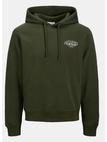 jack & jones jjmakoto ανδρική μπλούζα με κουκούλα