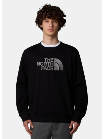 the north face m drew peak rg crew tnf black