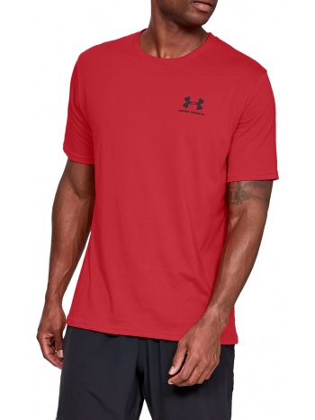 under armour sportstyle lc ss 1326799-600 κόκκινο
