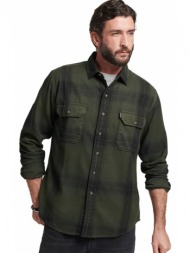 superdry d3 vintage check flannel shirt m4010563a-7rb πολυχρωμο