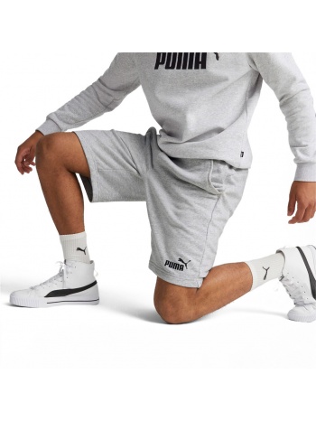 puma ess shorts 10` 586709-04 γκρί