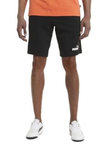 puma ess shorts 10`` 586709-01 μαύρο