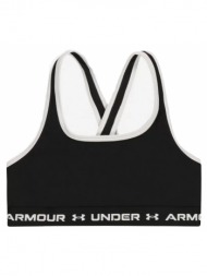 under armour crossback mid solid 1369971-001 μαύρο