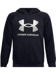 under armour rival fleece hoodie 1357585-001 μαύρο