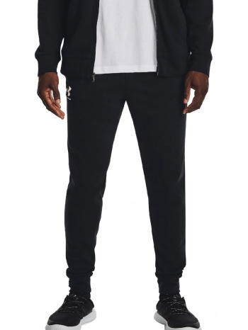 under armour rival terry jogger 1380843-001 μαύρο