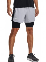 under armour launch sw 5`` 2n1 short 1372631-011 γκρί