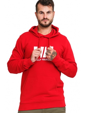 helly hansen hh logo hoodie 33977-163 κόκκινο σε προσφορά