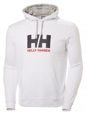 helly hansen hh logo hoodie 33977-001 λευκό σε προσφορά