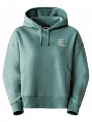 the north face women’s outdoor graphic hoodie nf0a8525i0f-i0f πράσινο