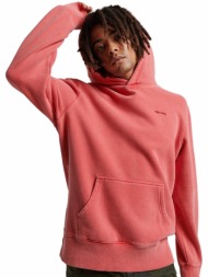 superdry washed hoodie m2012362a-rxg κόκκινο