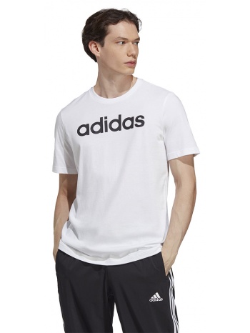 adidas sportswear m lin sj t ic9276 λευκό