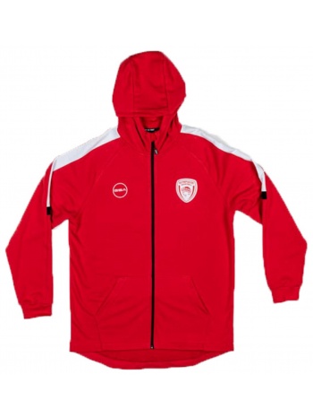 gsa men hoodie jacket f.t. olympiacos 17-471213-10 red