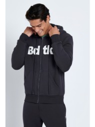 bodytalk bdtkcl m zip sweater 1212-950022-00503 ανθρακί