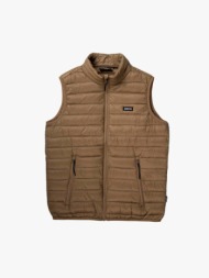 basehit men`s puffer vest jacket 201.bm10.141-nl gold brown καφέ