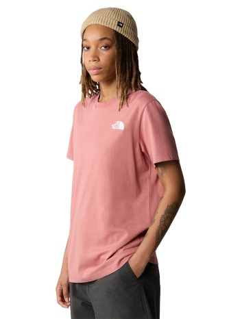 the north face w s/s relaxed redbox tee nf0a87nknxq-nxq