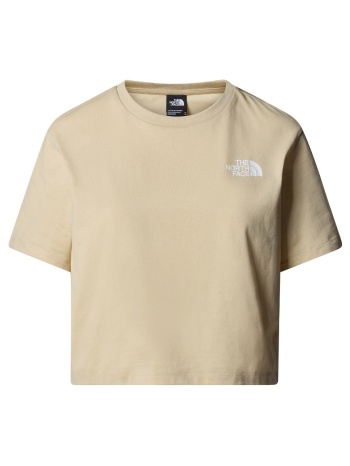 the north face w cropped simple dome tee nf0a87u43x4-3x4