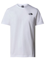 the north face m s/s redbox celebration tee nf0a87nvfn4-fn4 λευκό