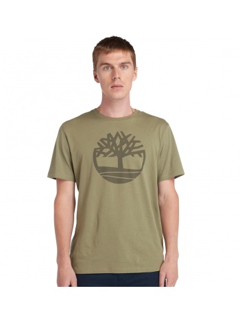 timberland tree logo short sleeve tee tb0a2c2rap6-ap6 χακί