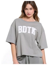 bodytalk t-shirt loose 1241-904828-00209 χακί