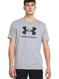under armour sportstyle logo update ss 1382911-035 γκρί