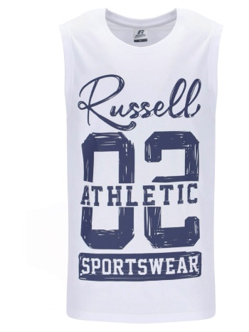 russell athletic a4017-1-001 λευκό